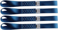 Heavy Duty Soft Loop Tie Down Straps (4PK) 1.5 inches 18 inches 10,000 LBS Breaking Strength Soft tie Downs for Motorcycle, ATV, UTV, Bicycle and Trailer