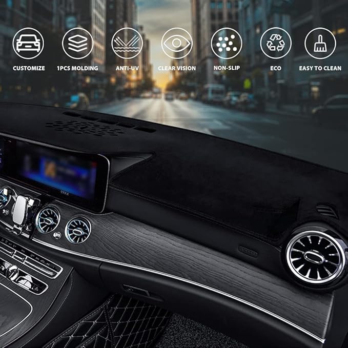 Flannel Dashboard Dash Cover Nonslip Car Dash Board Mat Compatible with Lexus ES ES300 ES330 ES350 ES300h 2019 2020 XZ10