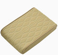 Car Armrest Cushion for Jaguar F-Pace 2015-2019 2020 2021 2022 2023 2024 2025, Car Center Console Cover Armrest Pad Soft Leather Car Interior Accessories,Beige