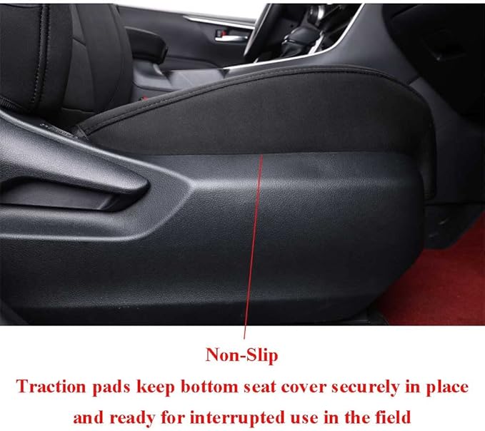 EKR Rav4 Seat Covers Custom Fit for Toyota Rav4 (Hybrid) LE/XLE Premium 2026,Car Seat Cover Full Set for SUV,Neoprene(Black)