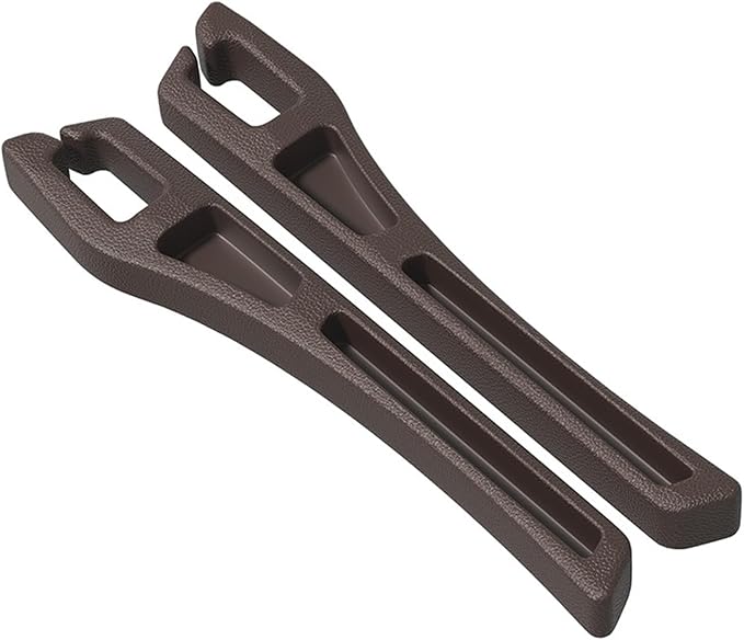 2PCS Car Seat Gap Filler Organizer, Multifunctional Car Gap Filler Organizer Storages Function for Storing Phones Keys Cards, Universal No Drop Seat Guard for Cars ﻿ (Brown)