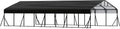20' x 40' x 8.5' Heavy Duty Metal Carport with Galvanized Steel Roof, Steel Carport Kits Outdoor with Metal Roof, Galvanized Car Shelter for Tractors, Pickup, Boat, Car