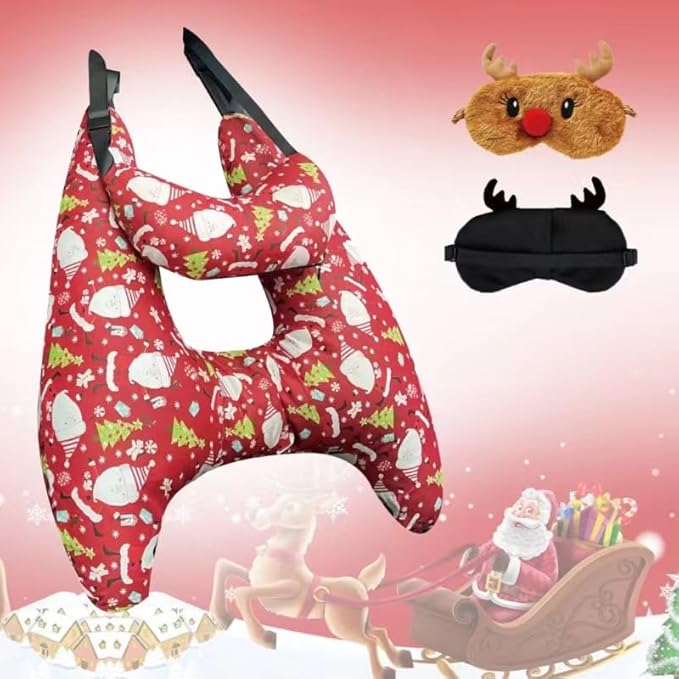 Car Pillow for Kids, Car Neck Head Support Cushion Set,Travel car seat Safety Pillow,h Shape car Sleeping Pillow Kids,Pillow case can be Disassembled and Washed (H)