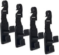 4 Pack Car Seat Headrest Hooks Strong and Durable Backseat Headrest Hanger Storage for Handbags, Purses, Coats, and Grocery Bags, Universal Vehicle Car Seat Back Headrest Bottle Holder