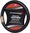 Plasticolor 006790R01 Dodge//Genuine Leather Steering Wheel Cover