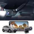 Fitcamx Front 2K+Rear 1080P Dash Cam Adapts for Toyota RAV4 2017 2018 (Part No #42080/42090), OEM Factory Look, Dual HD Video, Buillt-in WiFi & APP, Loop Recording, G-Sensor, Easy to Set, 64GB Card