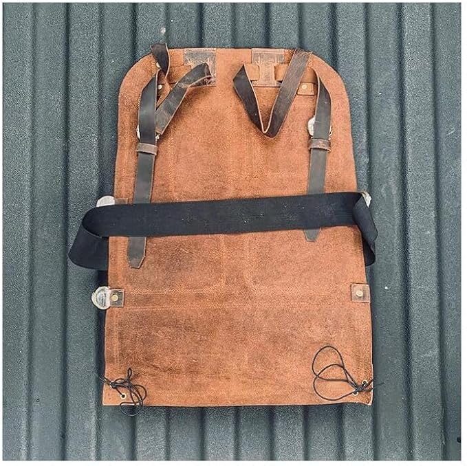 Maykoosh Leather Car Seat Organizer - Buffalo Leather Backseat Storage