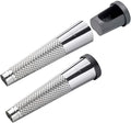 GEFU Extra Fine Stainless Steel Grater with Removable Storage Compartment for Nutmeg, Spices, and Citrus