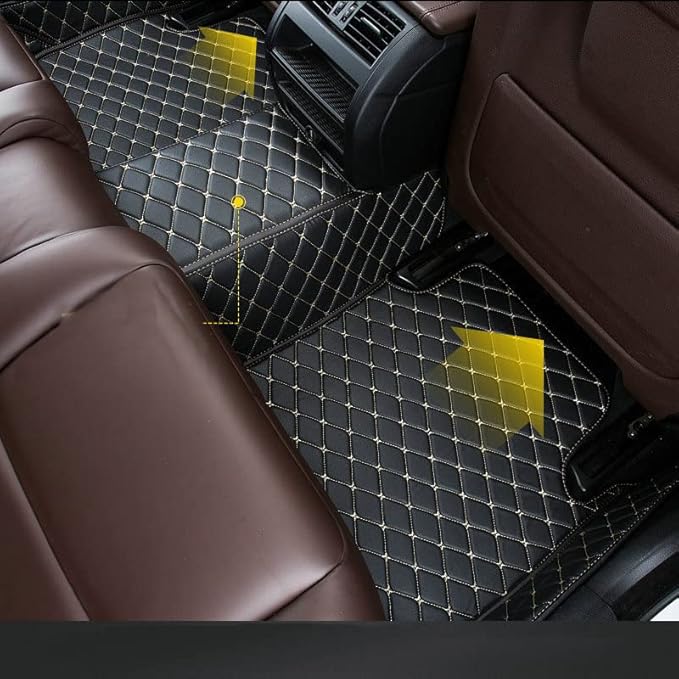 Car Floor Mats Automotive Floor Mats Vehicle Specific All Weather Protection Custom Compatible with Most of 98% Cars SUVs (Color Purple)
