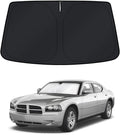 KUST Windshield Sun Shade for 2006–2010 Dodge Charger Window Shade Sun Visor Cover Foldable Blocks UV Rays Keep Your Car Cooler