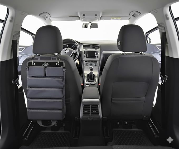 The Ryker Roll Up Tool Bag Organizer Gifts for Dad. Heavy Duty Motorcycle Tool Roll Bag Organizer. Portable Rollup Toolbag w/Detachable Pouches - Tools Bags Mens gifts for him/Mechanic (Black)