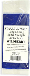 Super Sheet Small (7.5"x3.75") Under Seat Car Air Freshener (Wildberry)
