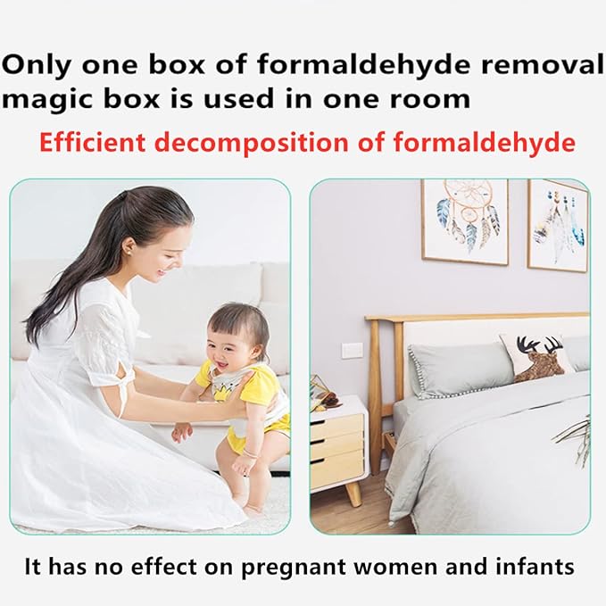 Formaldehyde removal magic box office bedroom wardrobe kitchen new house car room strong purification filtration benzene ammonia TVOC formaldehyde harmful odor Purified air agent etc