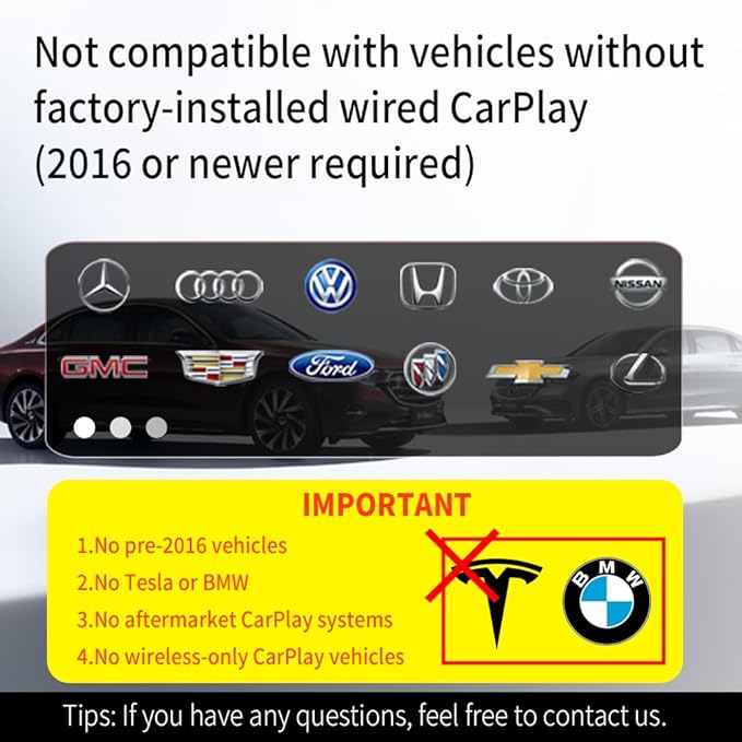 CarPlay AI Box 2025 Upgrade – Magic Box 3.0 with Wireless CarPlay & Android Auto, Bult-in Netflix, YouTube, Disney+, Prime Video | 5.8GHz WiFi, Auto Connect | for OEM Wired CarPlay Cars & Motorcycles