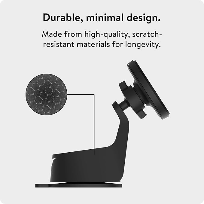 Mous – MagSafe and Pixelsnap Compatible Car Mount Phone Stand - Phone Suction Mount Compatible with iPhone 17/16/15/14, Pixel 10, S26/S25 Series Phones and MagSafe Compatible Cases