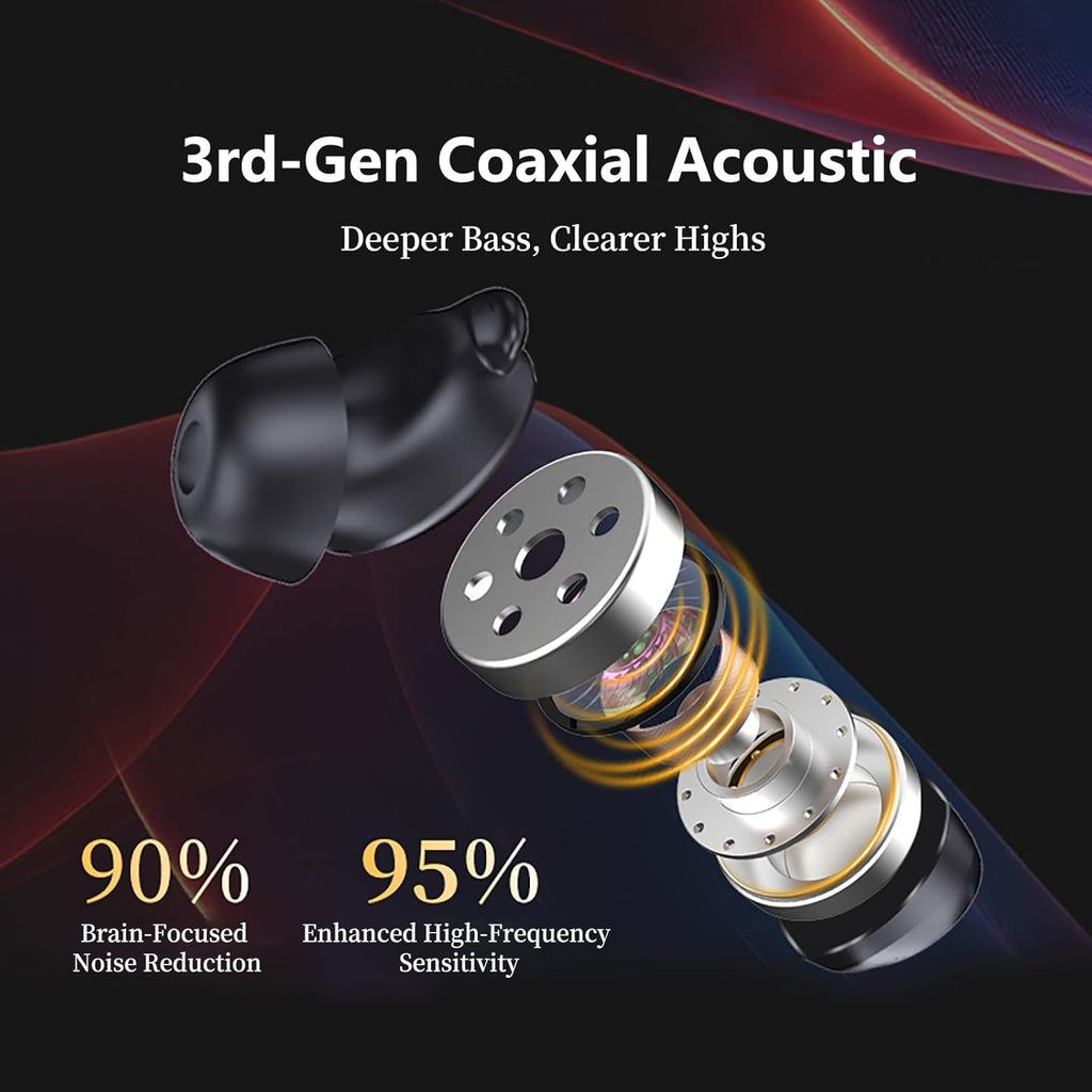 MLVOC 120W Fast Charging Car Charger with Earbuds, Retractable 4-in-1 USB-C & Lightning for iPhone & Android (Black)
