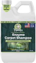 Sprinkle & Sweep: Enzyme Carpet Shampoo - 32oz, Deep Cleaning Pet Stain & Odor Remover, Dog & Cat Mess-Urine-Accident Solution, All Machine Compatible