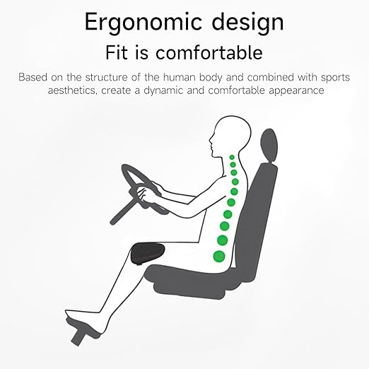 Alcantane style car leg knee pads memory foam car center console knee cushions car leg pads protect knee and leg elbow pads car copilot Universa version (Red line lift leg pad)