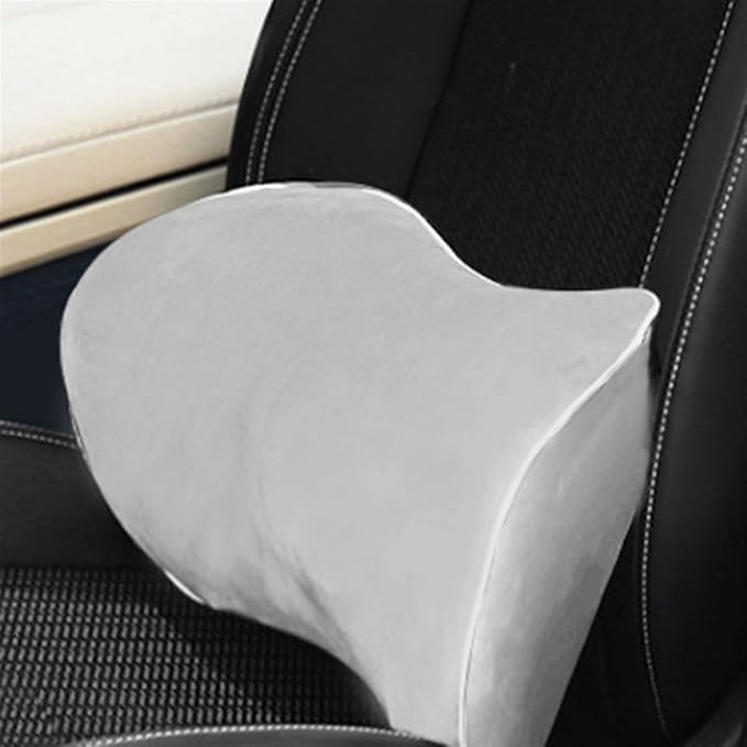Lumbar Support Pillow for Car Seat, Mesh Office Chair Back Support Cushion, Ergonomic Back Pillows for Carseat,Office Chair,Desk,Wheelchair(Black-Red)