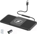 Wireless Car Charger for Ford Ecosport F250 F350 F450, 15w Fast Phone Chargers Charging Pad Non-Slip Essential Electronic Devices for Long-Distance Travel,B 30cm Cable USB Plug-Normal