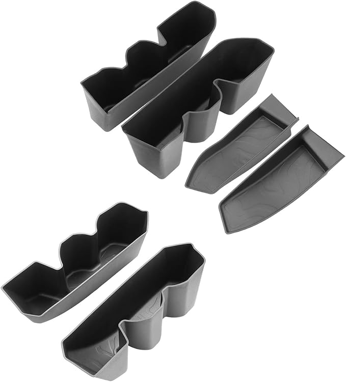 (6pcs) 2024 2025 2026 Tacoma Door Pocket Tray for Toyota Tacoma (SR5/TRD Off-Road/TRD Sport/TRD Pro/Limited/Trailhunter), Durable Door Slot Pocket Insert 2025 2026 Tacoma Accessories