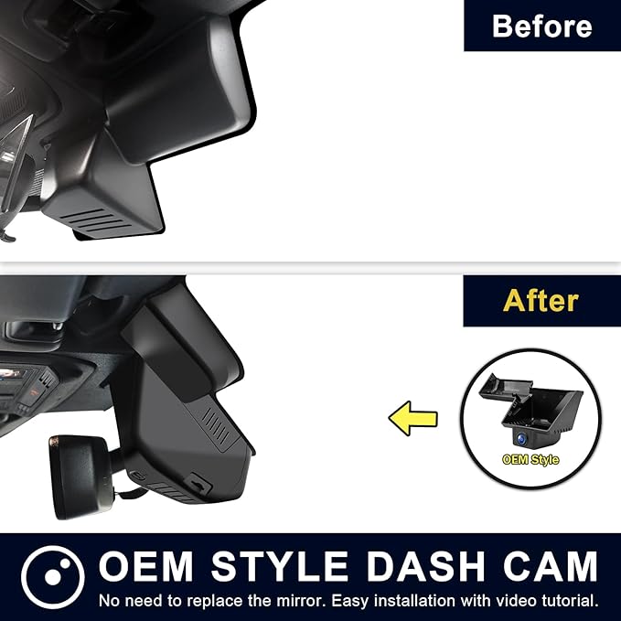 Mangoal STARVIS 2 Front 4K HDR Dash Cam IMX678, Fit for Ford Bronco 2025 2026(Model B), 5GHz WiFi, GPS, Support 512GB Max(Additional Purchases)