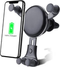 Wireless car Charger Mount-Adjustable Bracket-Gravity System-Fast Charging