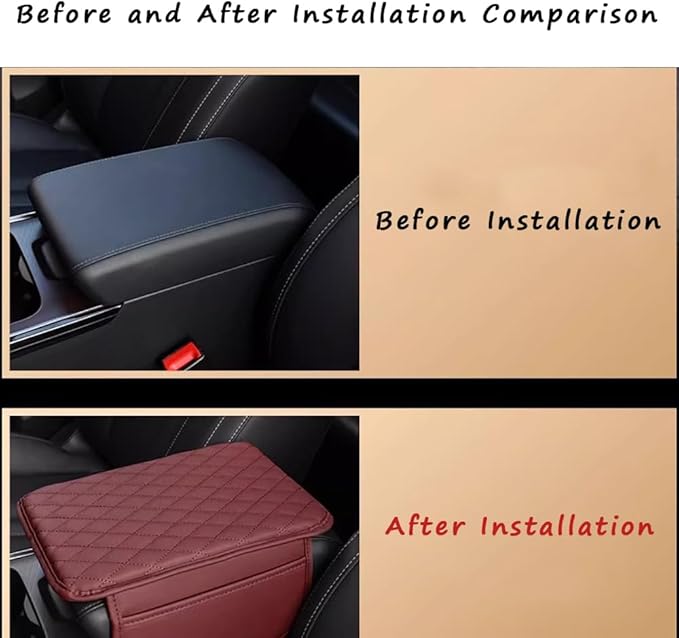 Car Armrest Cushion for Mazda CX-30 2019–2025 2026 DM,Multifunctional Car Armrest Heightening Pad,Car Center Console Cover,Waterproof Nappa Leather Arm Rest Protector,Grey