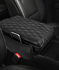 Center Console Cover for Hyundai Palisade 2020 2021 2022 2023 2024 2025 2026 Accessories, Anti-Scratch Leather Middle Armrest Console Pad Elbow Arm Rest Cushion Protector with Pockets Storage Bag