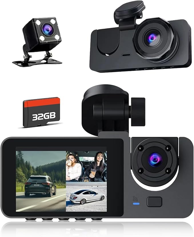 Dash Cam Front and Rear Inside