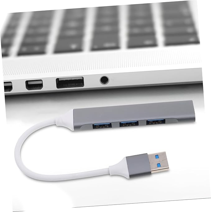Uonlytech USB Hub Multi-Port Splitter for Laptop and Desktop High-Speed USB Expansion Hub for Multiple Devices for Car and Home Use