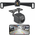 Wireless License Plate Backup Camera for Car/SUV - No Drilling WiFi HD 160° View, Waterproof Reverse/Rear View Camera with Real-Time Signal, Compatible iPhone/Android/iPad (Parking/Hitch Aid)