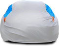 MORNYRAY Waterproof Car Cover All Weather Snowproof UV Protection Windproof Outdoor Full car Cover, Universal Fit for Sedan (Silvery, A3-Fit Sedan Length(178-185 inch)