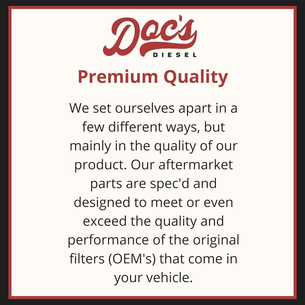 DOC'S DIESEL Ram 6.7L Cummins Air Filter 2007-2023 | Replaces 53034051AB | 12 Pack | OEM Grade Air Filter
