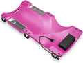 Auto Dynasty 40 Inches Mechanic Creeper, Automotive Garage Repair Low Profile Under Car Rolling Creeper with LED Light and Padded Headrest, Plastic, Purple