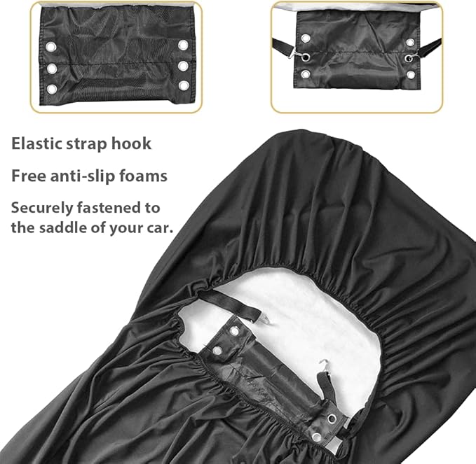 Car Front Seat Covers Easy to Install Deer Waistline Print Car Seat Covers Front Seats Only Stretch Polyester Fabric Cover Auto Interior Automotive Universal Fit for Most Cars Women Men