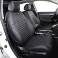 EKR Accord Car Seat Covers for Honda Accord EX-L,Touring,Sport,EX,Hybrid 2018 2019 2020 2021 2022(Rear Row 40/60 Split Backrest),Car Seat Protector,Waterproof Automotive Seat Covers,Leather(Black)