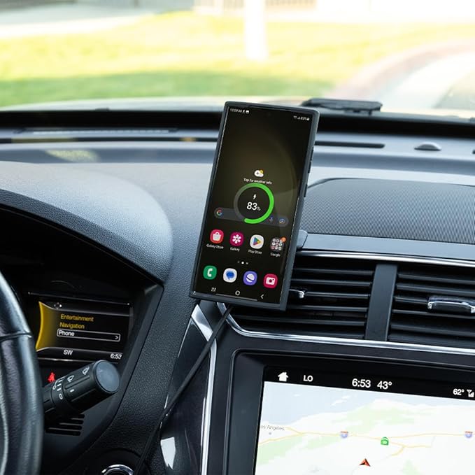 Quad Lock Adhesive Dashboard/Console Car Phone Holder Kit with MAG Wireless Charging Head V2 and MAG Phone Case for iPhone 11