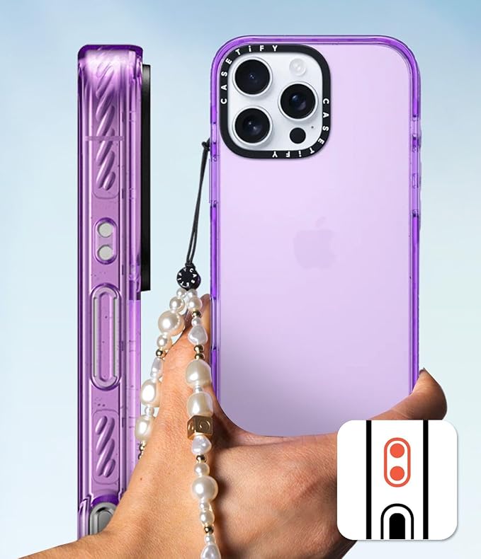 CASETiFY Impact iPhone 15 Pro Case [4X Military Grade Drop Tested / 8.2ft Drop Protection/Compatible with Magsafe] - Barcelona Flower Rose Garden - Clear Black