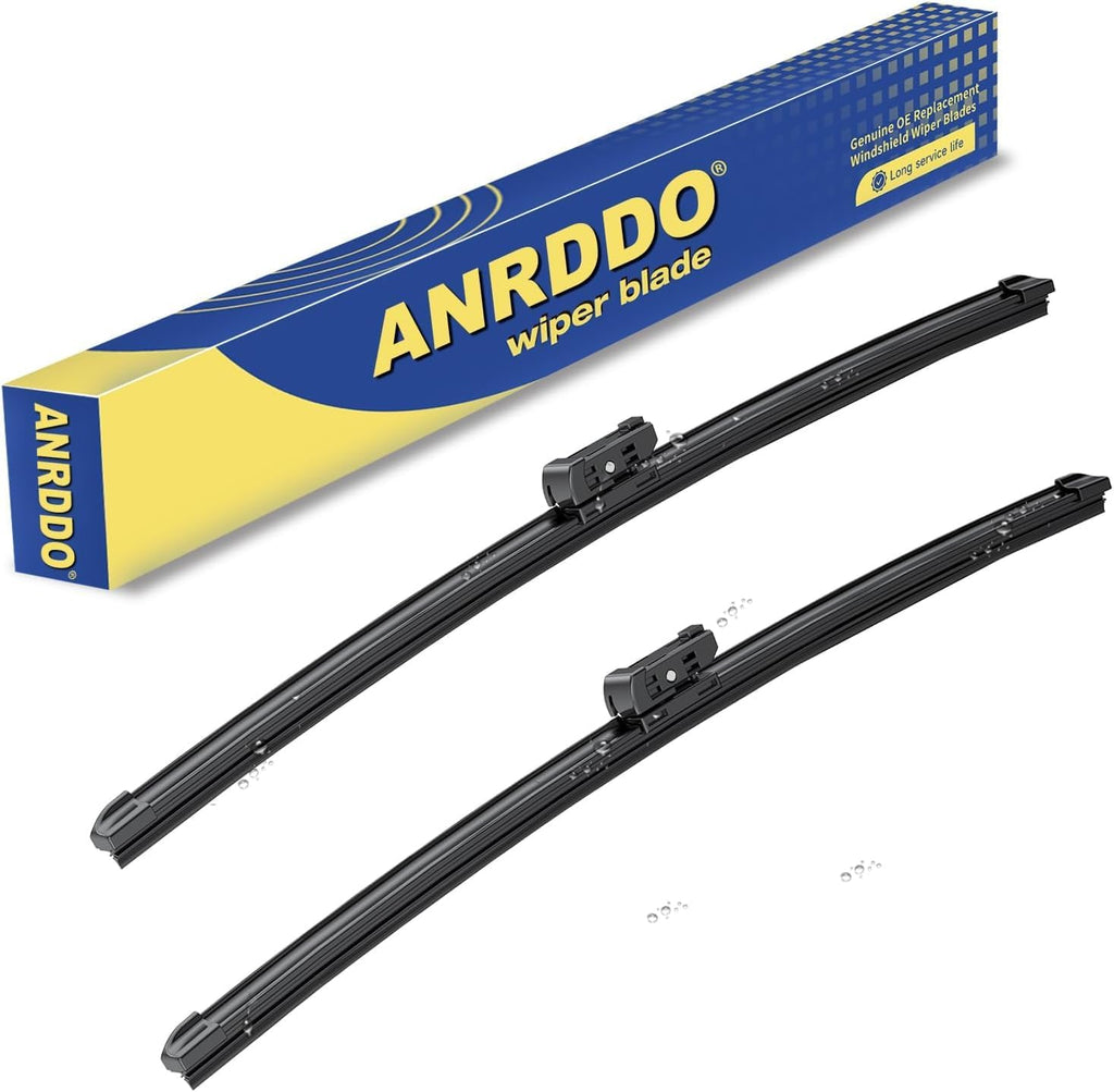 2 wipers Replacement For Q5 SQ5 2009-2018/S5 RS5 2008-2018/Q3 2011-2017/A4 S4 2009-2018 Original Equipment Windshield Wipers 24+20 (Set of 2) Top Lock