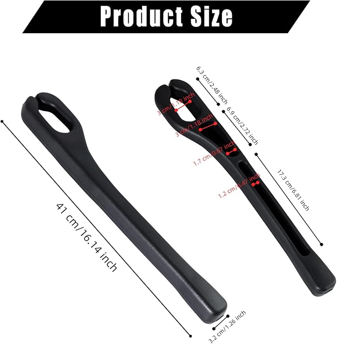 Car Seat Gap Filler Organizer 2 PCS Black Universal Seat Gap Plug Blocker Anti-Drop Console Catcher Phone Keys Storage for Car Truck SUV Auto Accessories Style3