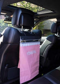 Tossits Recycled Disposable Car Trash Bags – Leakproof, Smell Proof Hanging Garbage Bags for Car, Truck, SUV, RV & Vehicle – Pink, 21 Count Disposable Automotive Trash Bags
