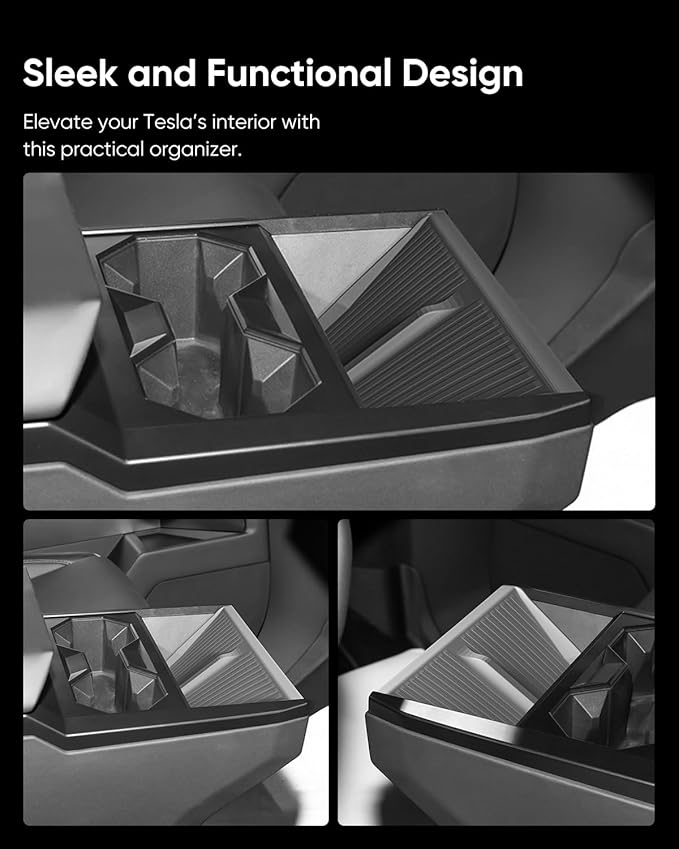 Tesla Cybertruck Wireless Charging Mat – Anti-Slip Silicone Protector for Charging Pad, Compatible with Tesla’s Built-In Wireless Charging, Prevents Scratches & Slippage