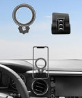 Magnetism Car Phone Holder for Toyota Tacoma 2016-2023 Accessories Compatible with MagSafe Hands-Free 360 Degree Rotation Adjustable Cell Phone Mount Does Not Affect Air Vent