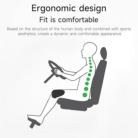 Alcantane style car leg knee pads memory foam car center console knee cushions car leg pads protect knee and leg elbow pads car copilot Universa version (Black line right leg pad)