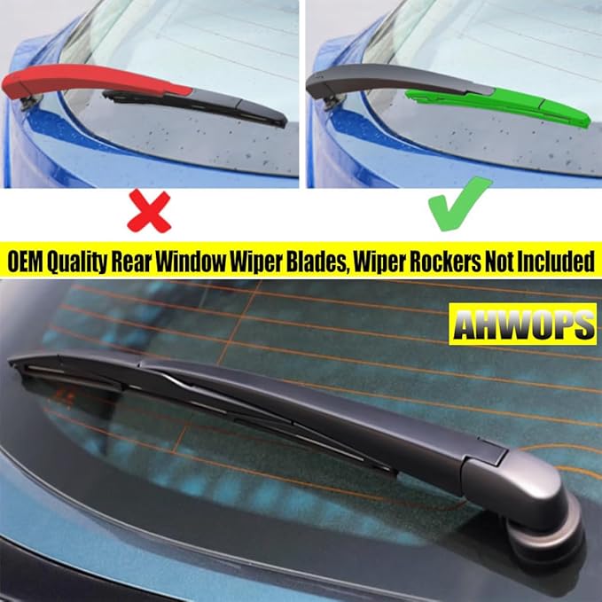 14" Rear Wiper Blades Replacement for Mazda 3 2019-2021, Subaru Forester 2003-2024, Acura MDX 2014-2023 -Back Windshield Wipers (Pack of 1)