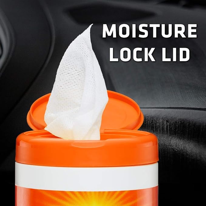 Armor All Car Air Freshener Protectant Wipes, Interior Car Wipes with UV Protection Against Cracking and Fading, Cool Mist, 25 Count