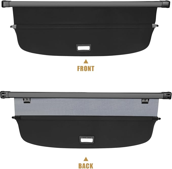 Cargo Cover Fit for VW Volkswagen Tiguan 2018 2019 2020 2021 2022 2023 2024 for Retractable Trunk Rear Security Cover Shielding Shade