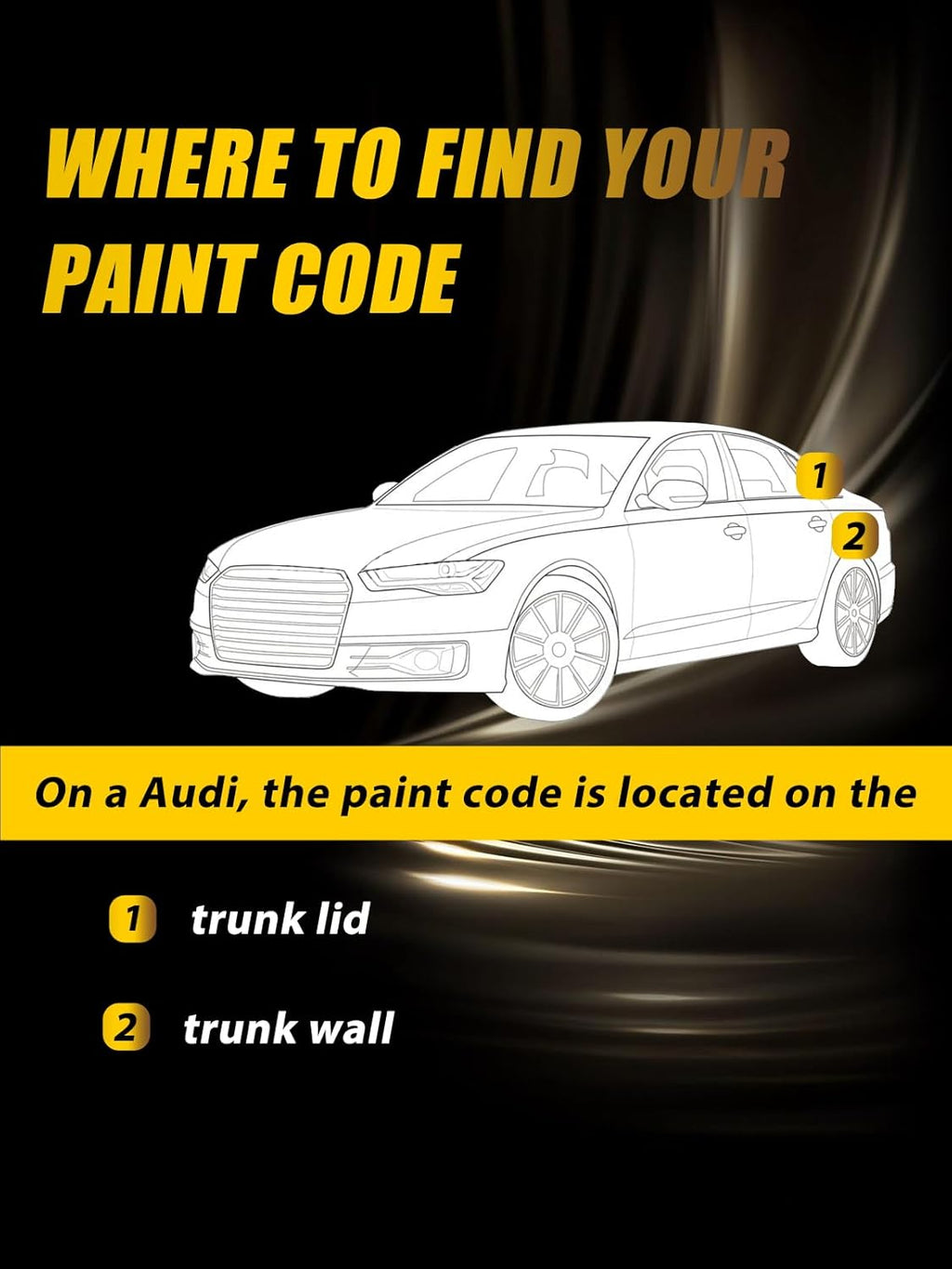 (LY9C) Ibis White Touch Up Paint Compatible with Audi, Exact Match Car Paint Pen Automotive Scratch Repair Remover Kit Quick & Easy Solution for Vehicle Chips and Nicks