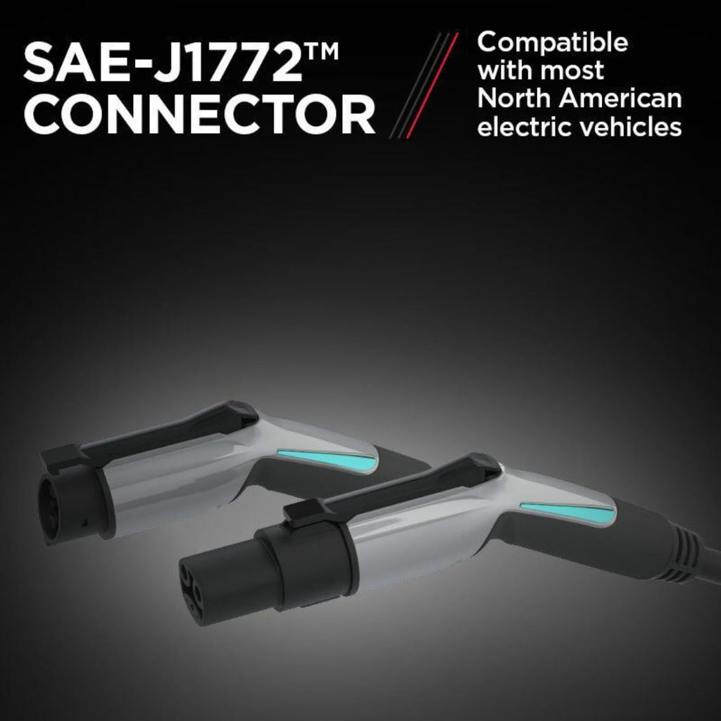 Schumacher Electric 240V / 40A Level 2 EV Wall Charger - NEMA 6-50 Plug - with Universal SAE-J1772 Connector - Wi-Fi & Bluetooth Enabled - Weather-Resistant for Indoor or Outdoor Use - SEV1600P650